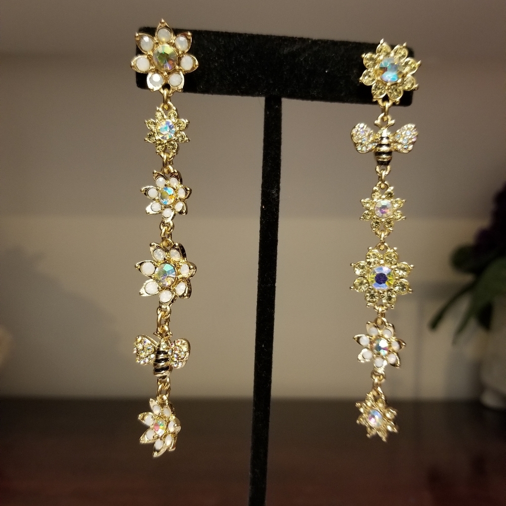 Betsy Johnson Bees Earrings